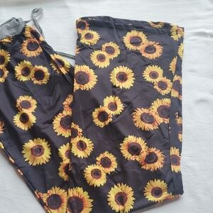 Sunflower Print Pajama Pants